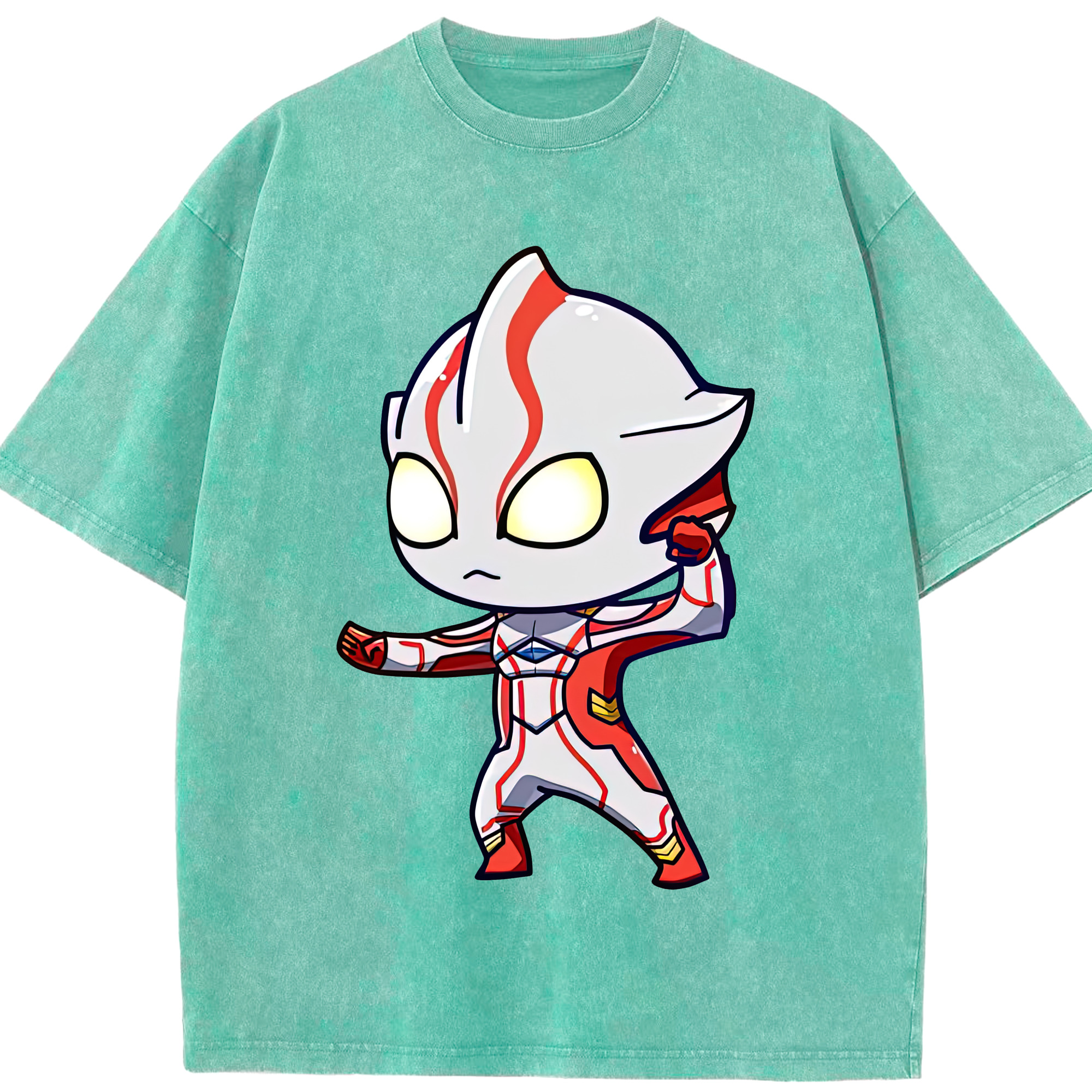 （画像用） ウルトラマン Ultraman 綿100% ヴィンテージ風 半袖Tシャツ（フロントプリント）
